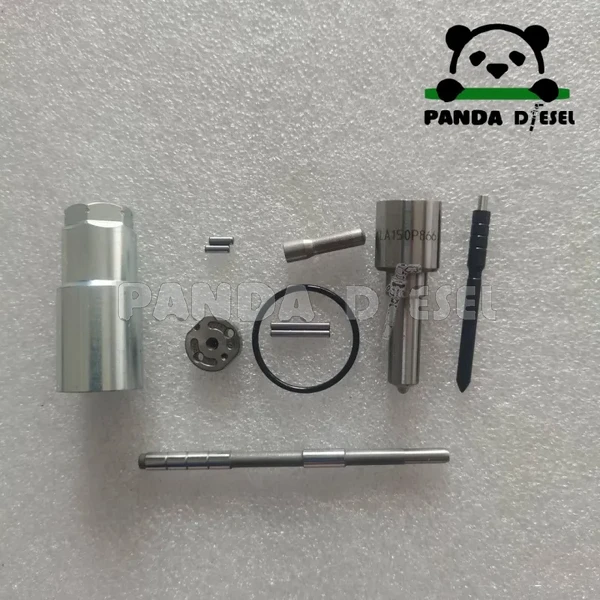 Kits de réparation d'injecteur common rail Denso 095000-5550 pour Hyundai Mighty County 33800-45700 HD78, buse d'injecteur Dlla150P866 093400-8660, plaque de valve #04