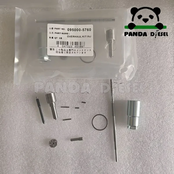 kit de réparation d'injecteur common-rail 1465a054 injecteur de carburant 095000-5760 095000-5761 buse dlla145p875 compatible pour Mitsubishi 4m41 3.2l Triton Pajero V78