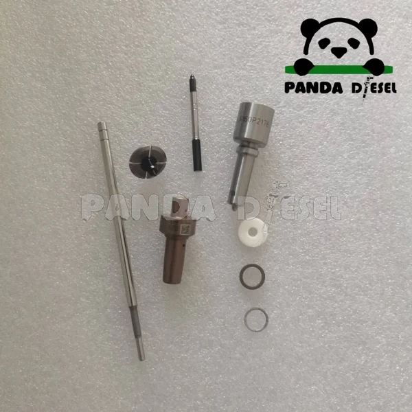 cri2 kit de révision et de réparation d'injecteur common rail 0445110616 0445110617 0445110480 avec buse dlla160p2176 vanne de régulation f00vc01503 pour BMW