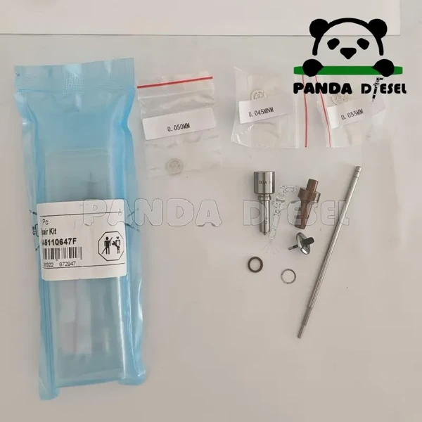 kit de réparation d'injecteur CR 0445110647 pour 0445110646 0445110368 0445110369 VW Amarok 2.0 Caddy Golf 03l130277j 0986435167 buse dlla162p2160 soupape de commande f00vc01502
