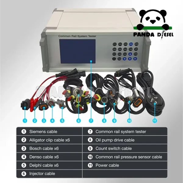 crs300 6 pièces testeur d'injecteur et de pompe en vrac