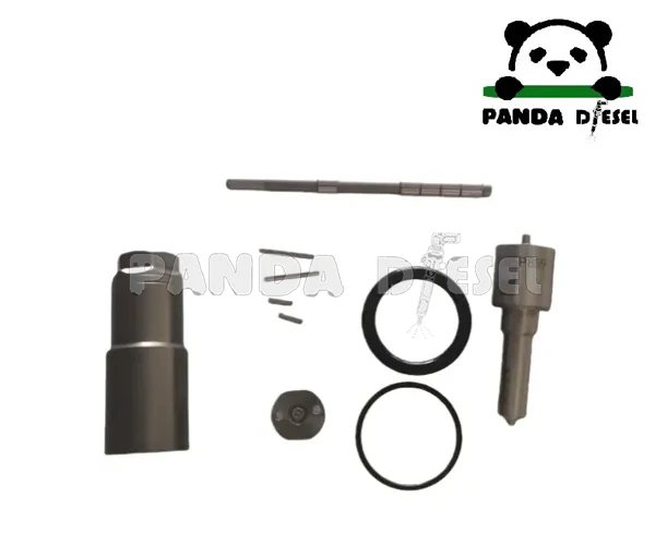 095000-6480 Injecteur Common Rail Denso RE529149 Kit de Révision et Réparation Gicleur DLLA125P889 pour Moteur Diesel John Deere 6090