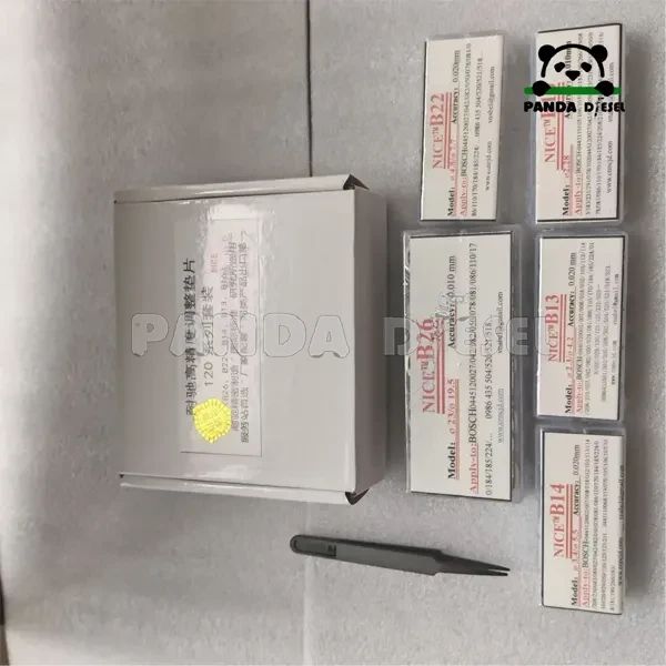 500 pièces 120 cales b14 b13 b16 b22 b26 kit de joints de réglage pour injecteur common rail Bosch 120