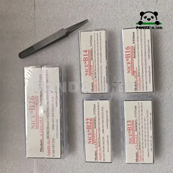 500 pièces 120 cales b14 b13 b16 b22 b26 kit de joints de réglage pour injecteur Bosch 120 common rail