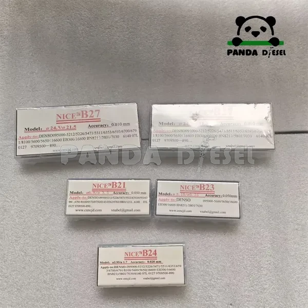 Kit de cales common rail 400 pièces pour injecteurs Denso