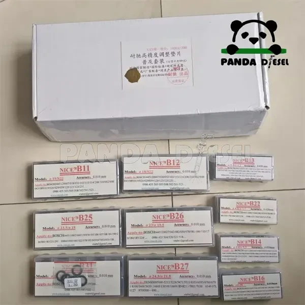 Kits de cales common rail 505 pièces pour injecteurs Bosch, Denso, Cummins