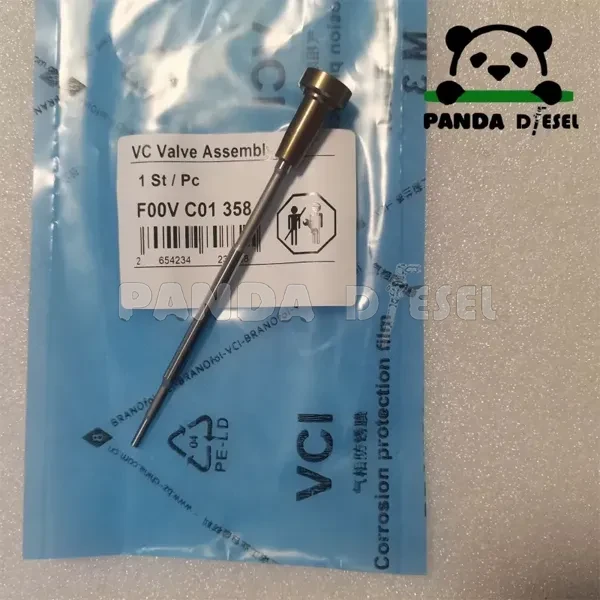 f00vc01358 jeu d'assemblage de soupape d'injecteur common rail Bosch pour injecteur diesel CR 0445110358 0445110359 0445110291 0445110386 0445110409