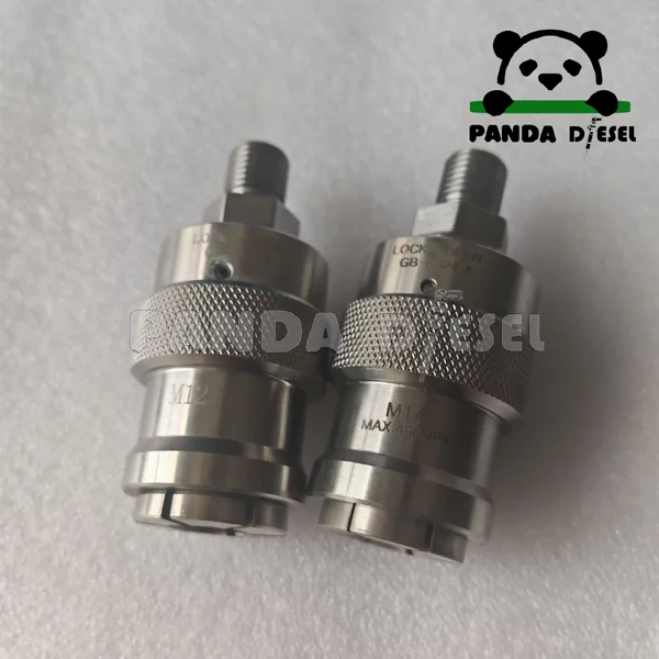 modèles de raccord rapide 4000 bar m12 m14 pour banc d'essai diesel en vrac