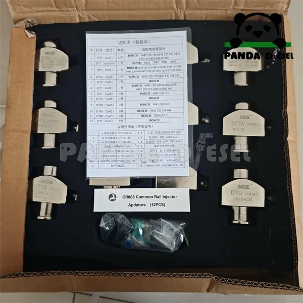 adaptateurs d'injecteurs diesel common rail CR008