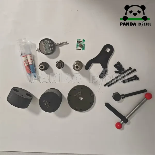 ct012 kit d'outils de démontage et de mesure de pompe à injection Common Rail pour Caterpillar 320d, référence 326 4635 10r 7662 32f61 10302, excavatrice Caterpillar 320d