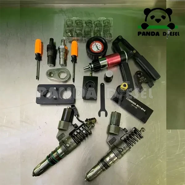 km017 cummins m11 n14 eui outils de démontage et de test d'étanchéité pour injecteur unitaire diesel