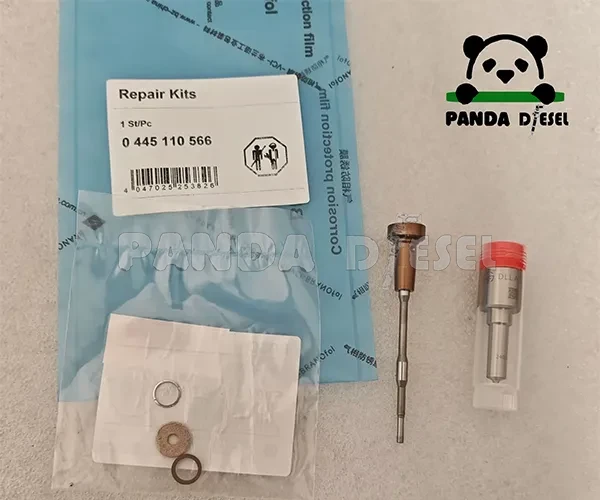 Kits d'injecteurs Common Rail pour 0445110566 avec buse DLLA156P2401 et soupape F00VC01372
