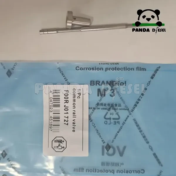 Clapet de commande F00RJ01727 Clapet de commande d'injecteur à rampe commune de carburant diesel F 00R J01 727 pour injecteur