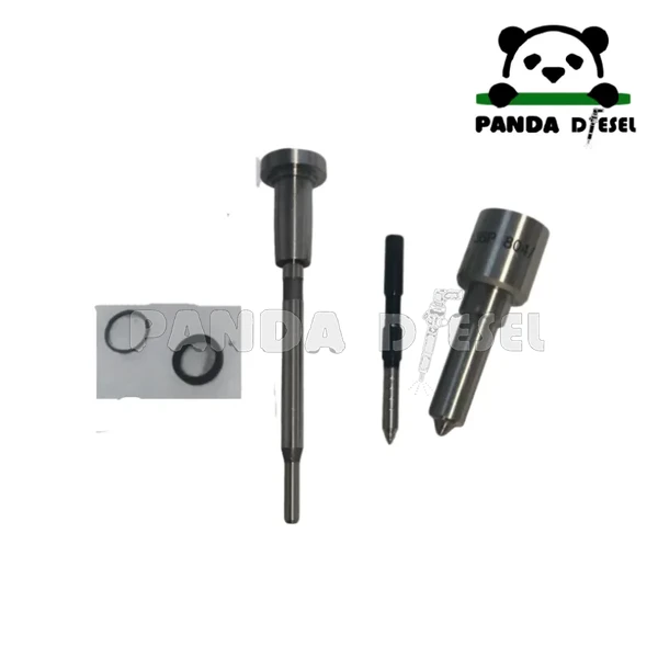 Kit de réparation d'injecteur de carburant 0445120002 avec buse Dsla136p804 0433175203 Ensemble de soupape F00rj00005 Compatible pour Iveco Citroen Relay Peugeot Renault Fiat Ducato Camions