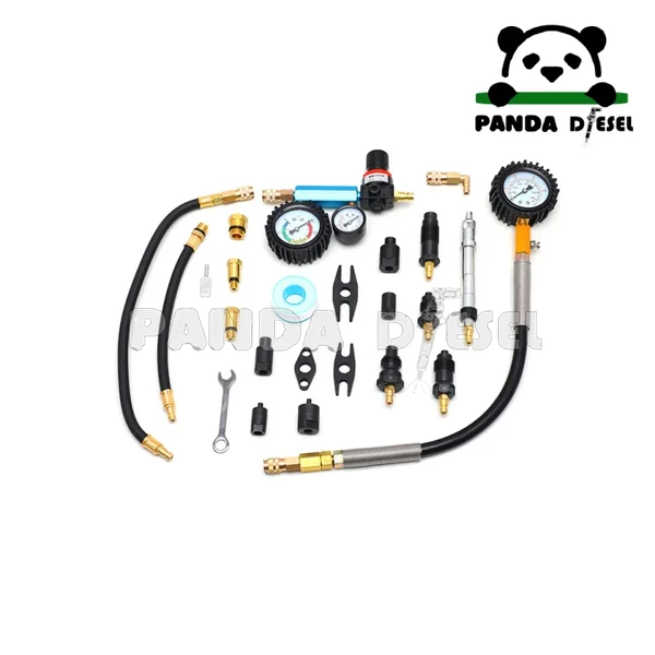 46 pièces d'outils de test de fuite de compression pour moteur diesel