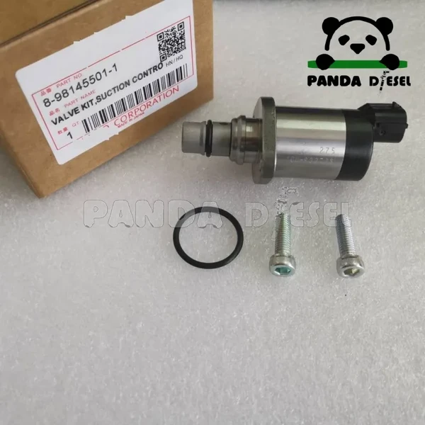 Nouvelle soupape d'aspiration de pompe SCV 8 98145501 0 8981455010 pour moteur Isuzu 4HK1 4JJ1, pelleteuse Hitachi ZX200-5A ZX140, s'adapte à la pelle Case CX130B d'usine.